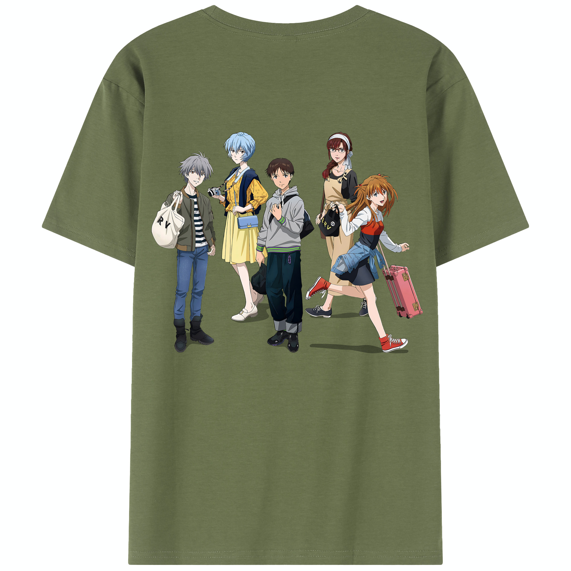 （画像用） EVA 新世紀エヴァンゲリオン 綿100％半袖Tシャツ（背面プリント）